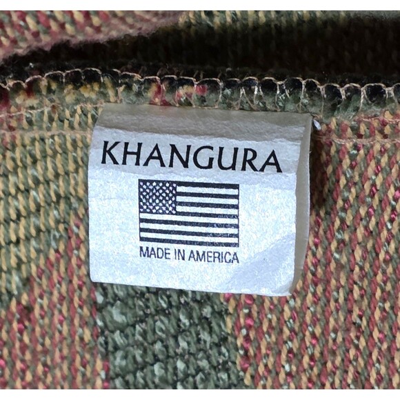 KHANGURA Tapestry Jacket Multicolor Print One Button Sz Small Fallcore Autumn - Picture 8 of 9